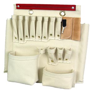 Aerial Apron - 18 Pockets with Magnetic Strip